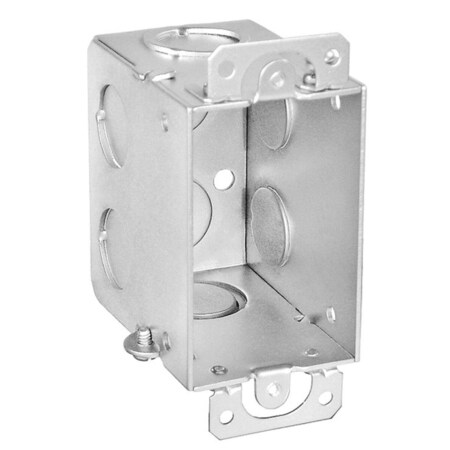 Southwire 2-3/4" Deep, Switch Box w/(6) 1/2" Side and (1) 1/2" Bottom Knockouts G602